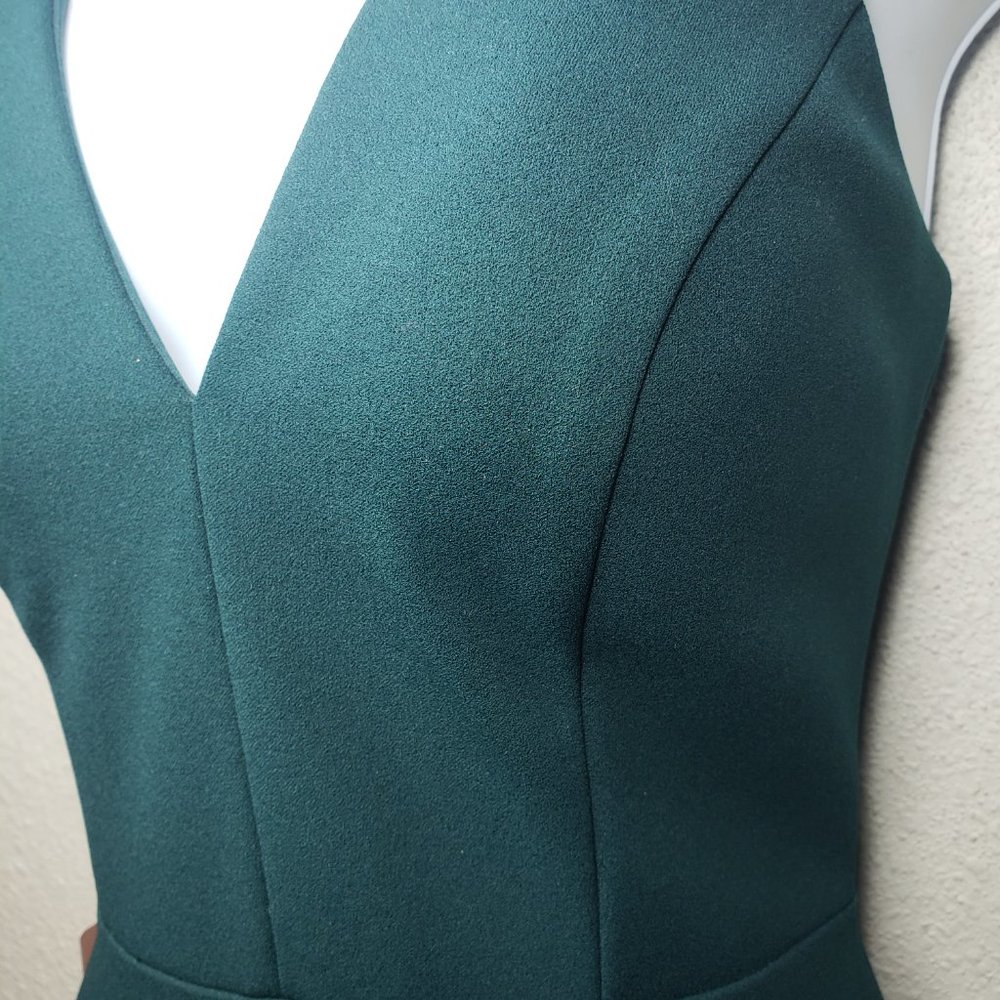 BHLDN Sz 4 Jones Dress in Dark Green - Picture 6 of 7